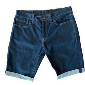 Levi’s 511 men’s skinny cuffed hem jean shorts size 33